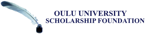 University of Oulu Scholarship Foundation logo. Hyperlink goes to the foundations home page